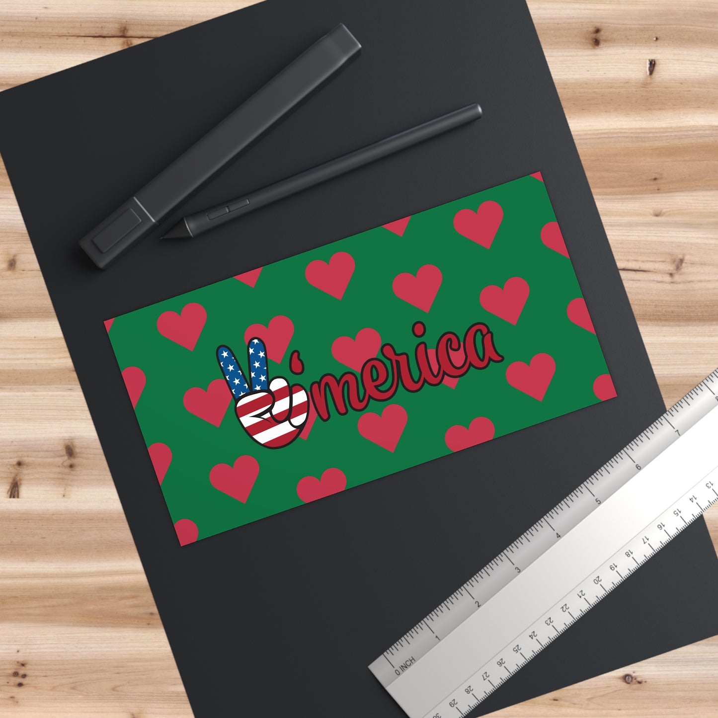 Patriotic Love Bumper Stickers