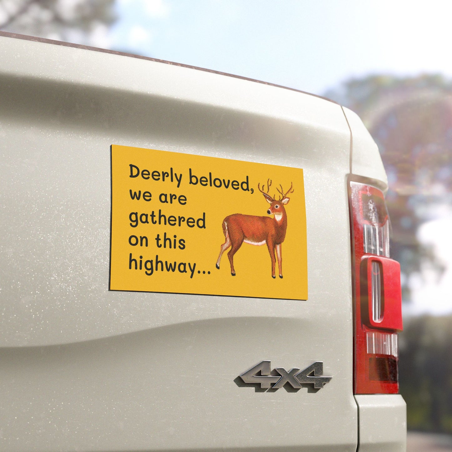 Deer-Inspired Car Magnet