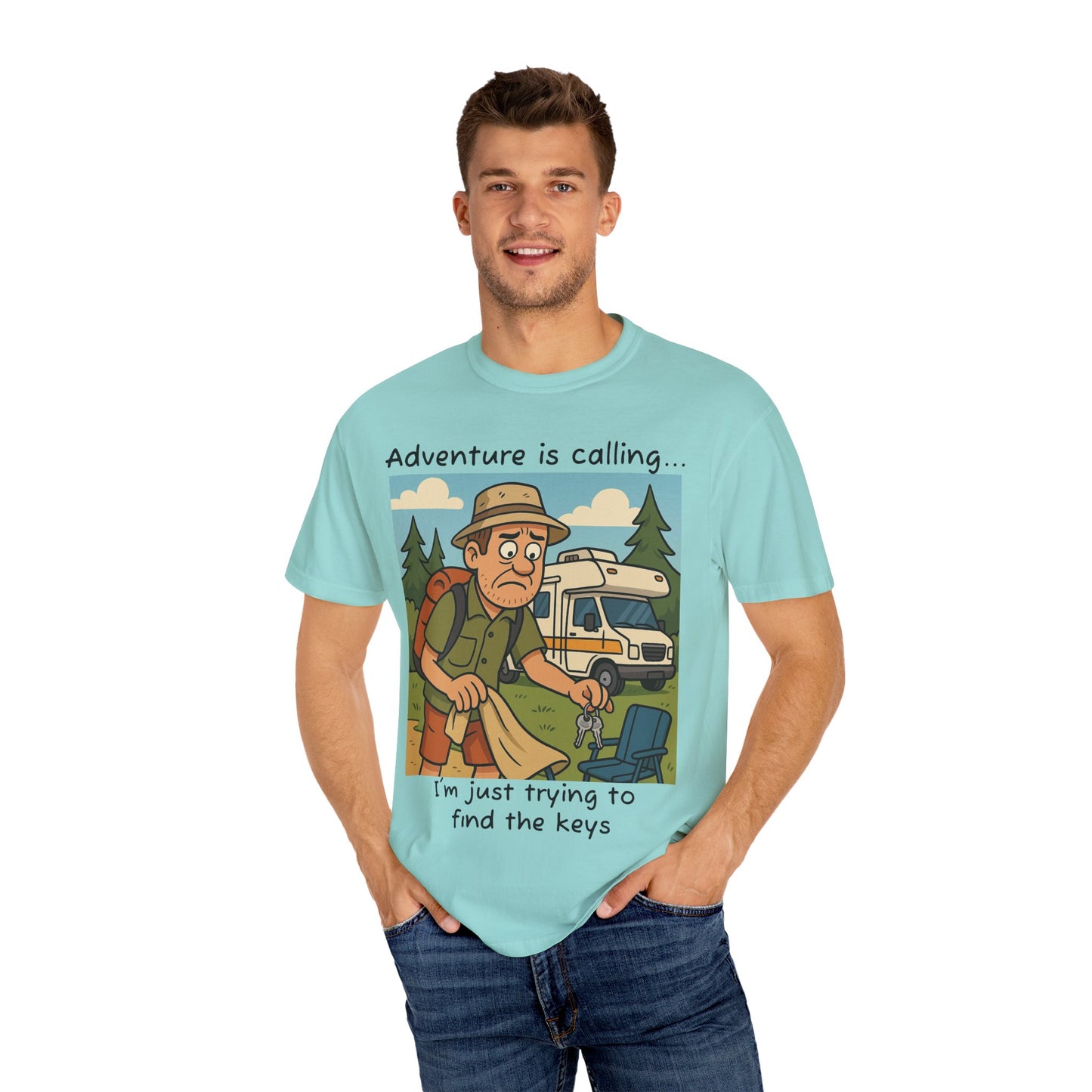 Adventure is calling RV camping shirt | T-Shirt