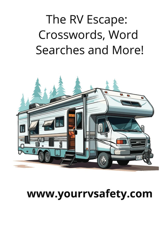 THE RV ESCAPE: CROSSWORDS, WORD SEARCHES AND MORE! $7.99