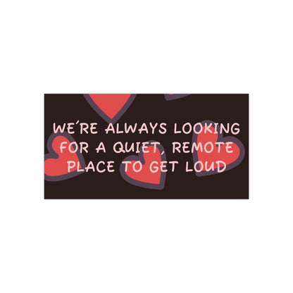 Cute Heart-Themed Bumper Stickers