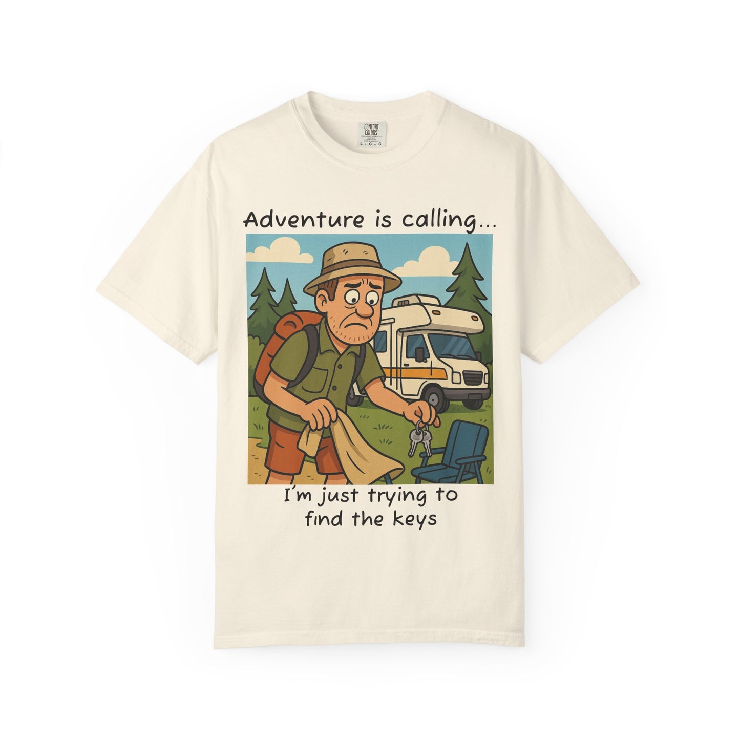 Adventure is calling RV camping shirt | T-Shirt