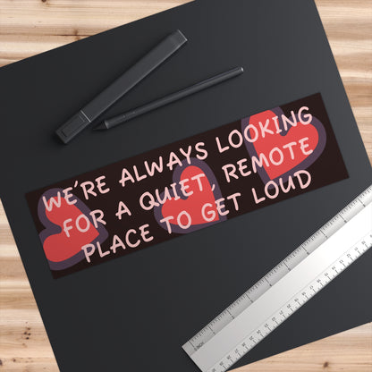 Cute Heart-Themed Bumper Stickers