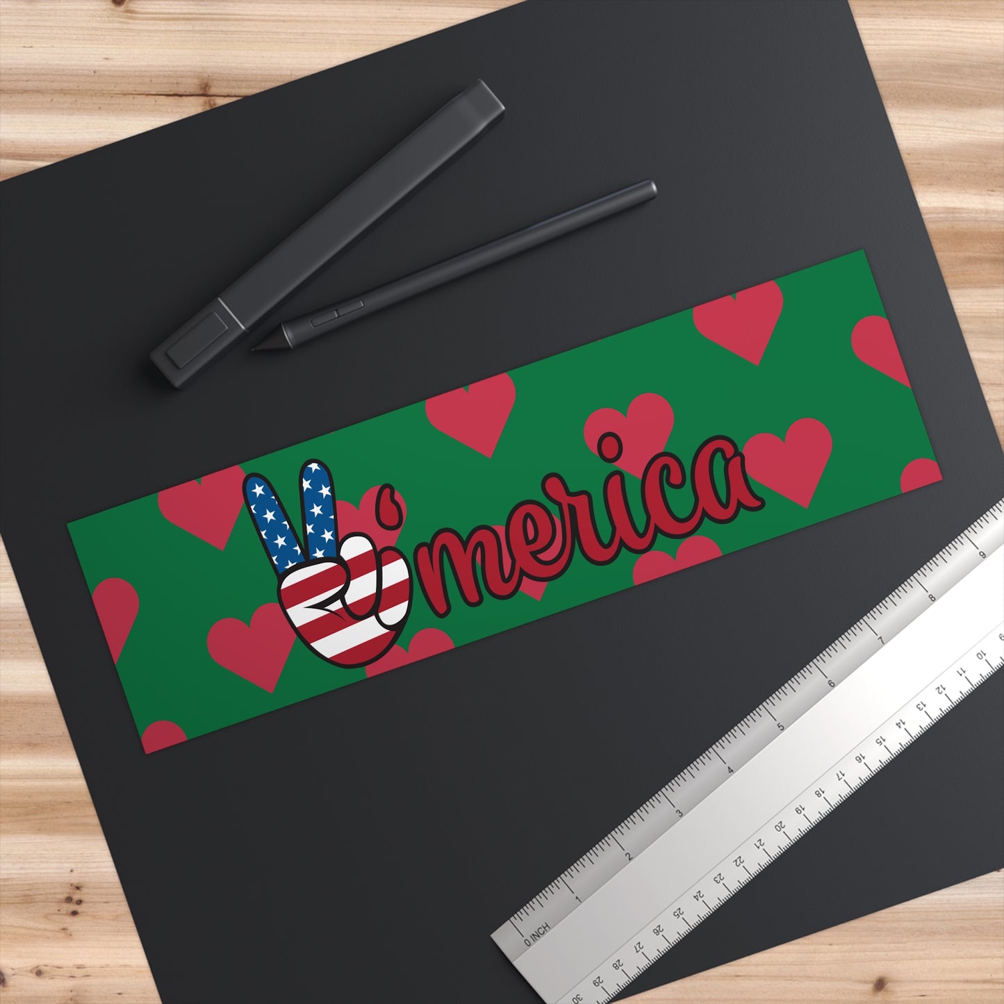 Patriotic Love Bumper Stickers