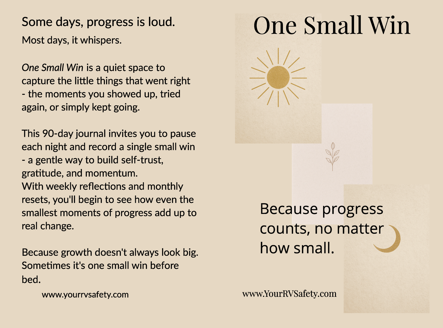 One Small Win: Because Progress Counts, No Matter How Small $7.99